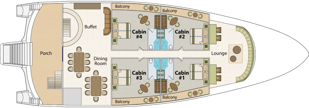 main-deck plan